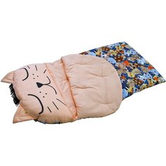 Конверт-мешок ДоММой спальный Котик 145 см коричневый