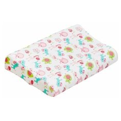 Детская анатомическая подушка Comfort Expert 40*26*7/5 с валиком (Жирафы)