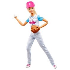 Кукла Barbie Безграничные движения Бейсболистка Блондинка, 29 см, FRL98