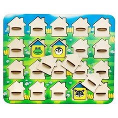 Домики, SmileDecor (дидактическое пособие, П044, серия Мемо)