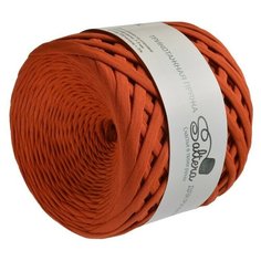 Пряжа трикотажная широкая "Saltera" 100м/300гр, ширина 7-9 мм (56 мокко) 4534568