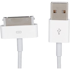 Кабель Apple USB - Apple 30 pin (MA591ZM/C) 1 м, белый