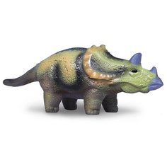 Игрушка-мялка Maxitoys Трицератопс 23 см зеленый