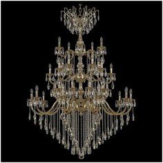 Люстра Bohemia Ivele Crystal 7218 72118/20+10+5/520/3d B G Y1, E14, 1400 Вт