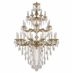 Люстра Bohemia Ivele Crystal 7214 72114/12+6+6/300/3d/B G, E14, 960 Вт