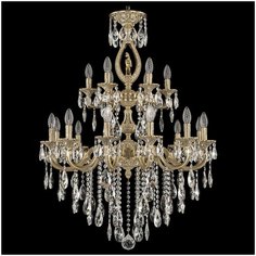 Люстра Bohemia Ivele Crystal 7201 72401/12+6/250/2d B FP FH1M, E14, 720 Вт