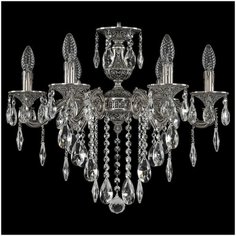 Люстра Bohemia Ivele Crystal 7102 71202/6/175 B NB, E14, 240 Вт