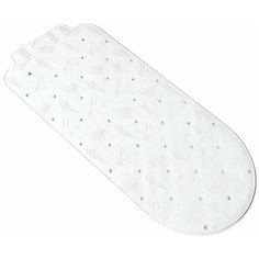 Коврик для ванной нескользящий, на присосках 37X77 СМ. Италия. Цвет-белый Bagno