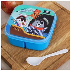 Ланч-бокс Sima-land с ложкой "Навстречу приключениям", 400 мл Сима ленд