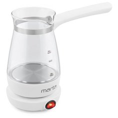 Кофеварка для кофе по-турецки MARTA MT-2140, белый жемчуг