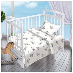 Комплект постельного белья детский в кроватку Сонька-Дрёмка из сатина