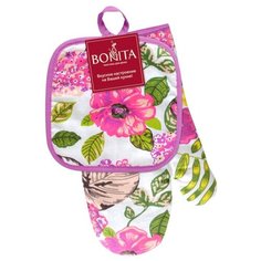 Кухонный набор Bonita Фиалка: рукавица, прихватка 1101081951