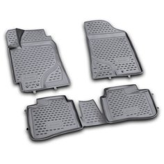Коврики 3D в салон KIA Cerato 2009-2013, 4 шт. (полиуретан) Element