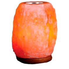 "Соляная аромалампа Supra из гималайской соли на подставке из дерева, 2-4 кг, 25 Вт"