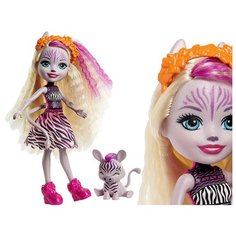 Кукла Enchantimals Zadie Zebra с питомцем Mattel