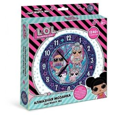 Набор для творчества LOL Surprise Алмазная мозаика Часы 1240+ элементов 20см