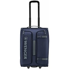 Сумка на колесах 610174 WENGER, синяя, полиэстер, 23x38x54 см, 53 л