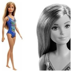 Кукла Barbie Пляж Голубой купальник Mattel