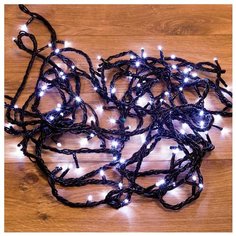 Гирлянда NEON-NIGHT Твинкл Лайт, 200 LED, 2000 см, 200 ламп, белый/черный провод