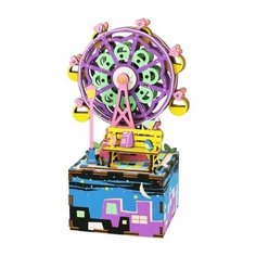 Деревянный конструктор Музыкальная шкатулка-Ferris Wheel Robotime
