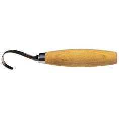 Нож Morakniv Hook Knife 163 Double Edge ложкорез, нержавеющая сталь, рукоять из березы, 13445