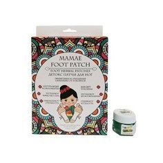 Крем для ног Bio Way лемонграс 25 г + Детокс патчи для ног Mamae (коробка 5 пар) 50 г