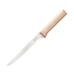 Нож филейный Opinel №121, деревянная рукоять, нержавеющая сталь, 001821