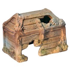 Грот ZOOexpress Сундук (СН2) 10x11x15 см коричневый