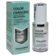 Tailaimei Тональный флюид Color Changing, 40 мл, оттенок: green