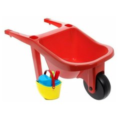 . Игровой набор: тачка большая (15-10278) + Песочный набор "Пароходик" (40-0040) Zebratoys