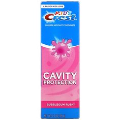 Crest Kids, Cavity Protection, Bubblegum Rush - Детская зубная паста (119 г)