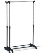 Напольная вешалка Sheffilton SHT-WR2-1 хром/черный