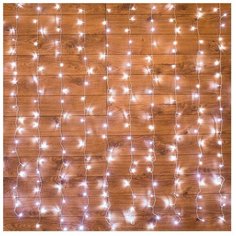 Гирлянда NEON-NIGHT Дождь, 144 LED, 150х150 см, 144 ламп, белый/прозрачный провод