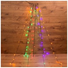 Гирлянда NEON-NIGHT 235-089, 126 ламп, мультиколор/темно-зеленый провод