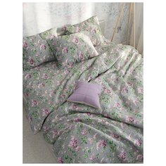 Пододеяльник Сказка "Сирень" евро 200х215 (200*215) см, молния , 100% хлопок