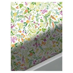 Простыня на резинке Сказка "Полевые цветы", 90х200x26 см