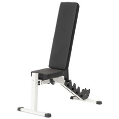 Скамья BARFITS для жима регулируемая Orion бело-черный