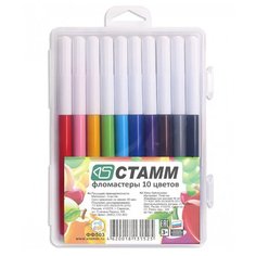 СТАММ Набор фломастеров, Летние фрукты, 10шт., ФФ503