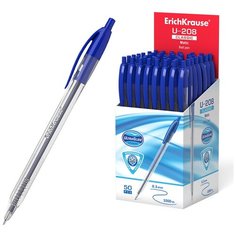Ручка шариковая автоматическая ErichKrause U-208 Classic Matic 1.0, Ultra Glide Technology, цвет чернил синий (в коробке по 50 шт.)