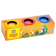 Масса для лепки Мульти-Пульти Енот на пасеке 3 цвета (ТЛ_13468)