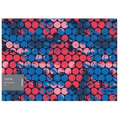 Berlingo Папка-конверт на кнопке Sparkle А4, пластик, 12 шт. синий