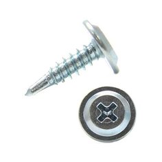 Саморезы по металлу с буром и прессшайбой 4,2х50мм (200 шт) в контейнере Партнер