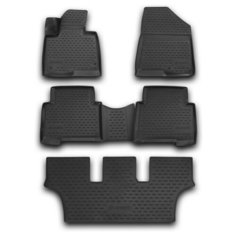Комплект ковриков салона ELEMENT NLC.3D.20.57.210 для Hyundai Santa Fe 5 шт. черный