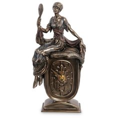 WS-972 Статуэтка-часы Девушка с зеркалом Veronese