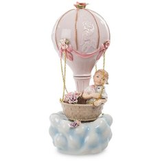 CMS-27/18 Фигурка муз. Девочка на воздушном шаре (Pavone)
