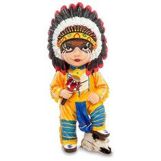 WS-791 Статуэтка в стиле Фэнтези Вождь индейцев Veronese