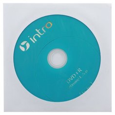 Intro Диск DVD+R Intro 4.7Gb 16x конверт, 1шт (UL130274A1C)