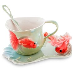 FM-01/30 Чайная пара Золотые рыбки (Pavone)