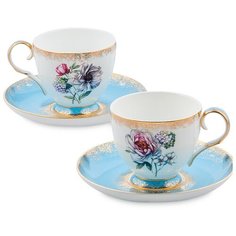 JK-128 Чайный набор на 2 перс. Цветок Неаполя (Fiore Napoli Pavone)