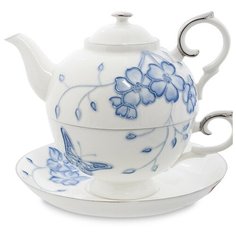 JS-33 Чайный набор Голубая бабочка (Pavone)